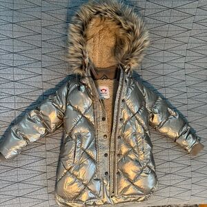 Appaman Cream Faux Fur Jacket